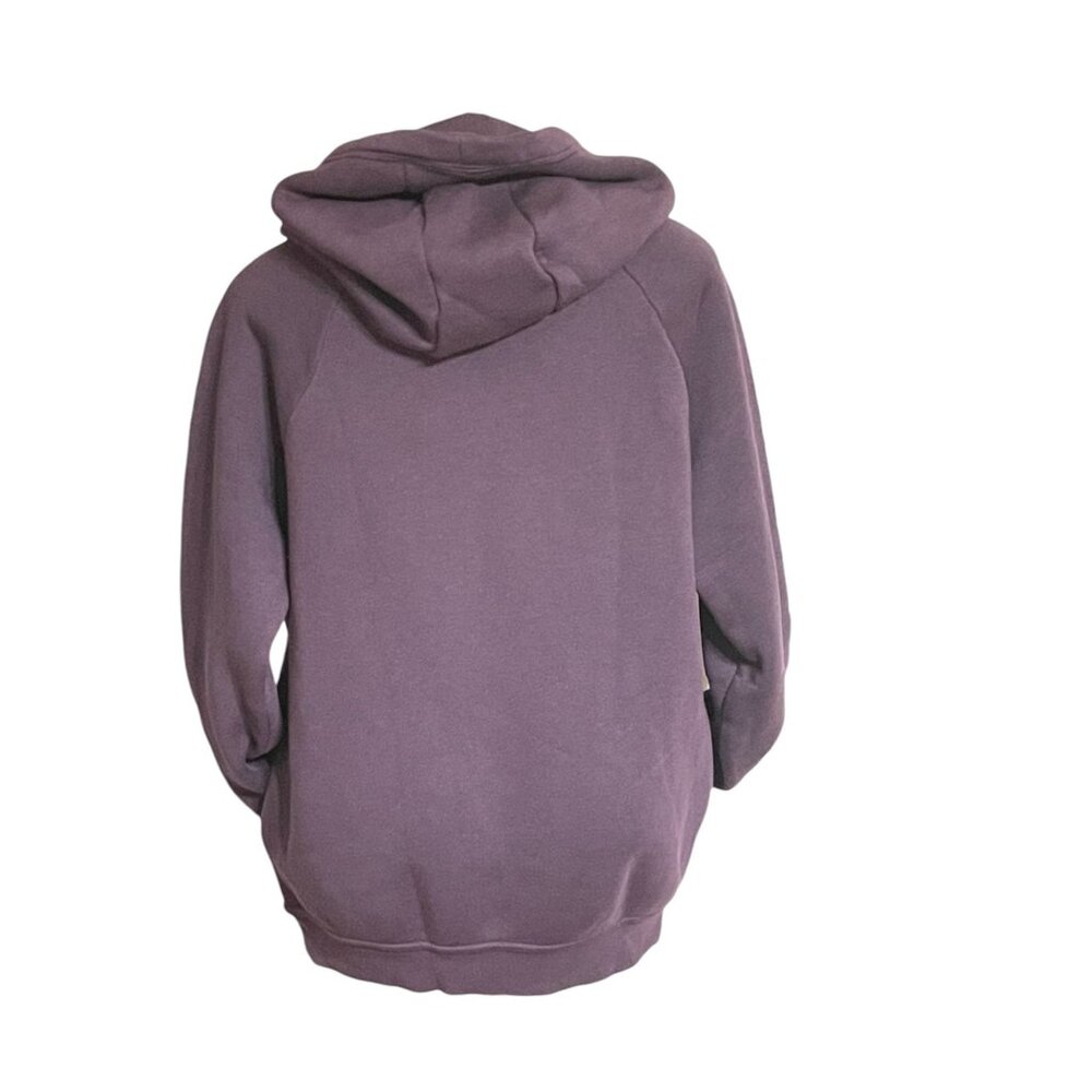 Nike Women's Sportswear Rally Metallic Funnel Neck Hoodie Size M - Picture 2 of 10